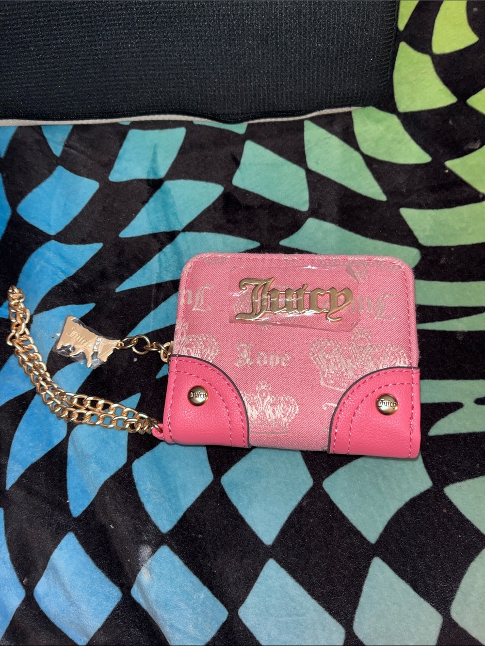 ✨BNWT!Juicy Couture Pink Chain Wallet!💖